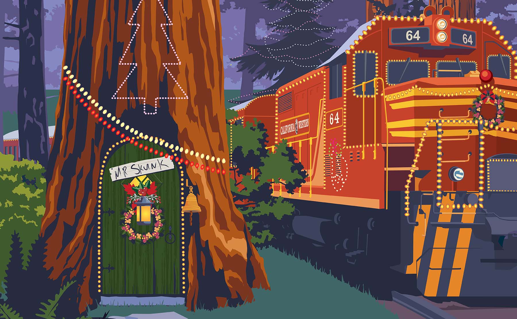 Christmas Train 2024 Wisconsin Aurea Etheline