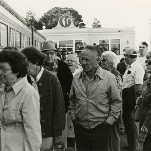 Retiree Skunk ride to Northspur 1980s